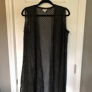 Lularoe Elegant Joy Black with Gold